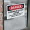 Signmission Sidewalk Closed Ahead Use Sidewalk On Opposite Danger Sign, Vinyl Decal, 10in W x 7in L, 2PK OS-2PACK-DS-D-710-L-2161 - alternate 2